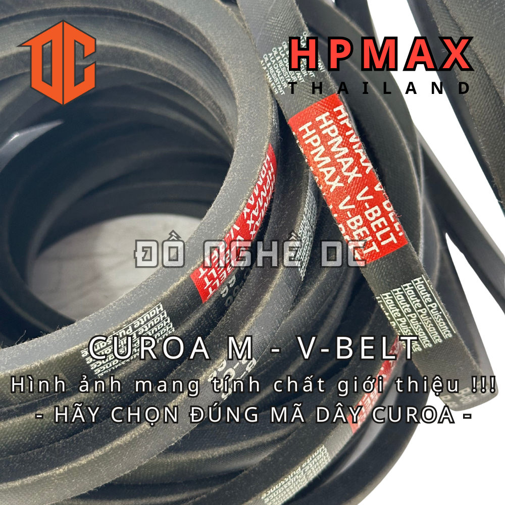 Sợi dây curoa V-BELT Thái lan - HPMAX M21 M47 M26 M94 M89 M66 M83 M20 M34 M74 M65 M50 M39 M22 M54 M7