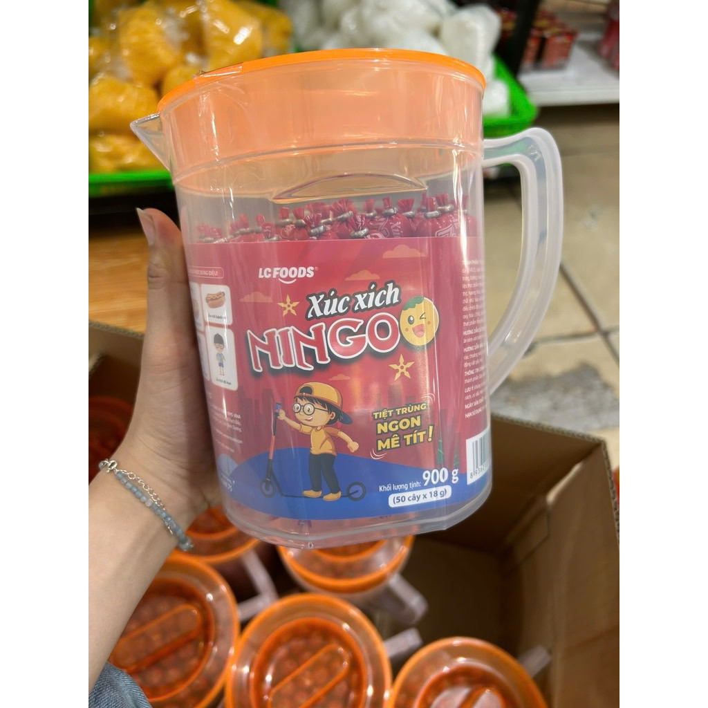 Xúc Xích Heo NINGO 50 cây × 20g LC food