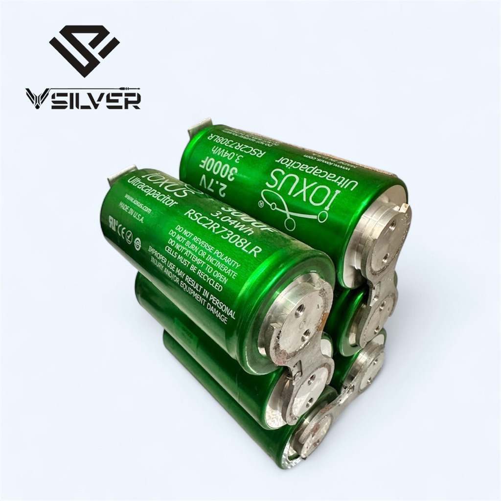 Siêu tụ điện Ioxus 2.7V 3000F (1 cặp)