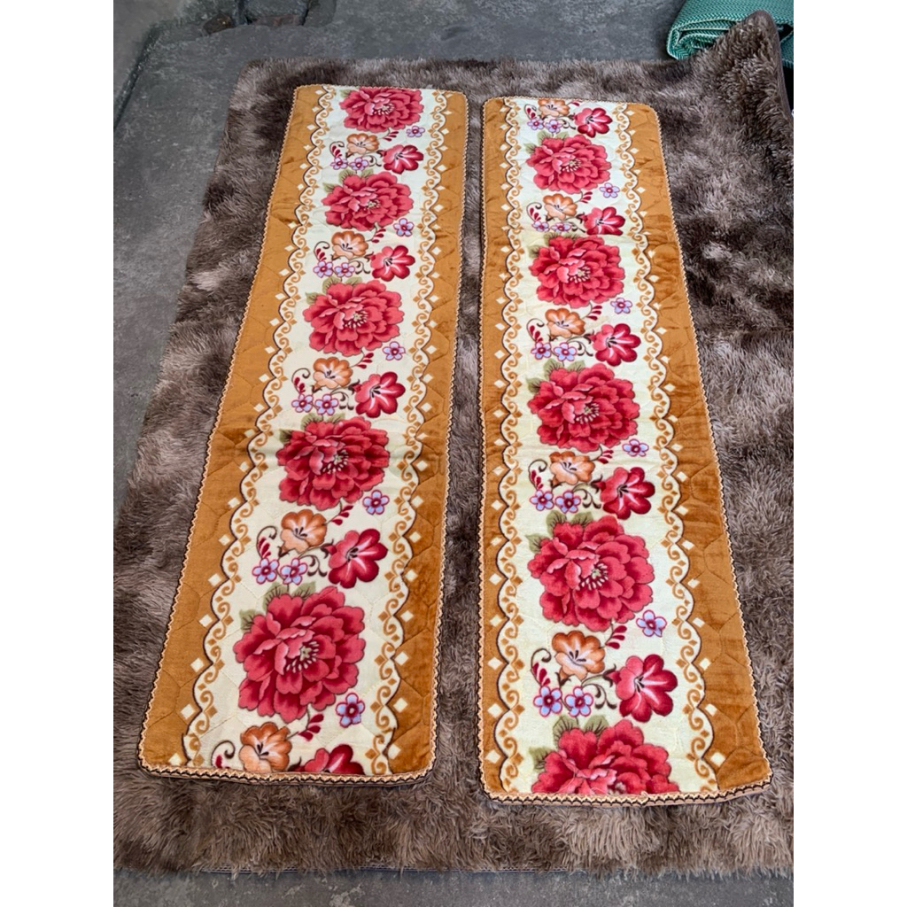 Bộ ghế trường kỷ -Thảm trải ghế -thảm ghế gỗ-thảm ghế mềm ấm áp cho mùa đông