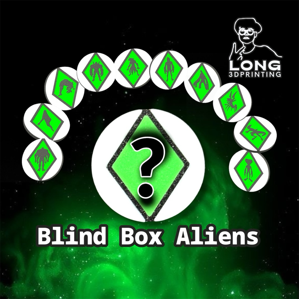 Huy hiệu Aliens dành cho đồng hồ Ben 10 Omnitrix in 3D long3dprinting