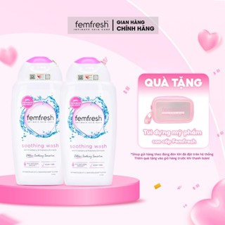   MUA 2 TẶNG 1 Dung Dịch Vệ Sinh Phụ Nữ Femfresh Soothing Wash -Hỗ Trợ Các Vấn Đề Về Da 250ml TẶNG Quà Siêu Xinh 