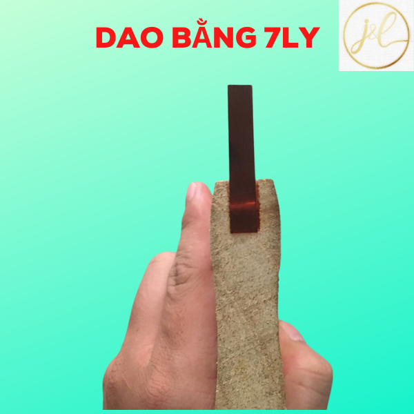 Lưỡi dao gạt mực in lụa 7mm lưỡi bằng, cọ in lụa bản rộng 50mm dài 1m