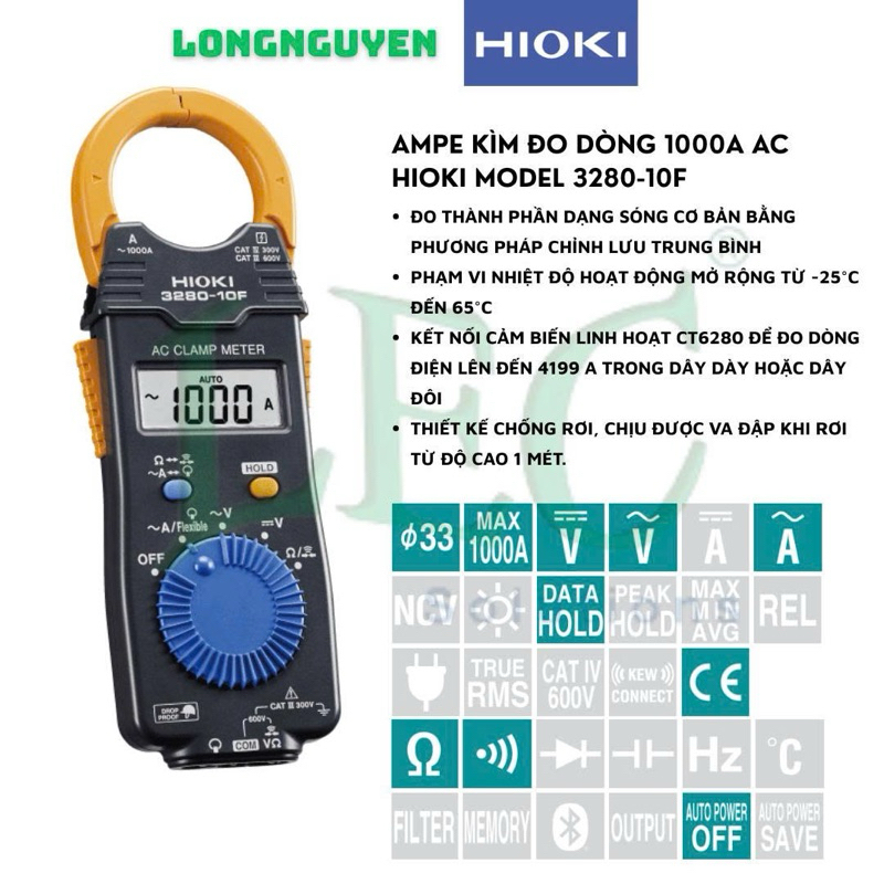 Ampe kìm hioki 3280-10F chính hãng