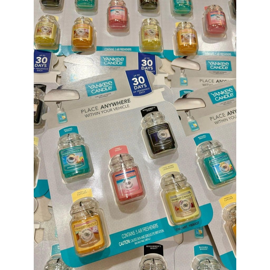 (Nhiều mùi) Nước hoa ô tô/ xe hơi Yankee Candle dạng sáp 🍬 YANKEE CANDLE