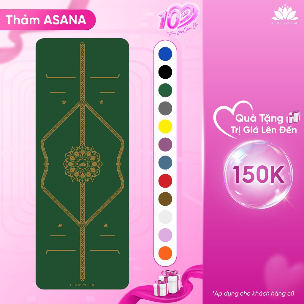 Thảm cao su Pu định tuyến LOUIS ASANA thấm hút tốt chống trơn trượt tuyết đối