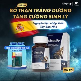  Viên uống tăng cường sinh lý nam KingsUp Thái Minh -  Hỗ Trợ Bổ thận tráng dương tăng sinh lý - Hộp 30&80 viên 