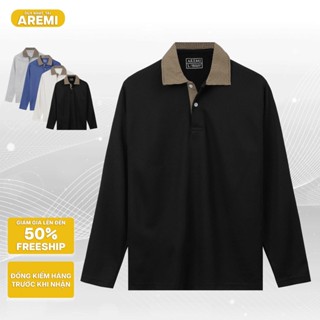   Mở bán  Áo Polo dài tay nam nữ AREMI chất vải tổ ong cao cấp thiết kế phối bo cổ hoạ tiết trẻ trung hiện đại 