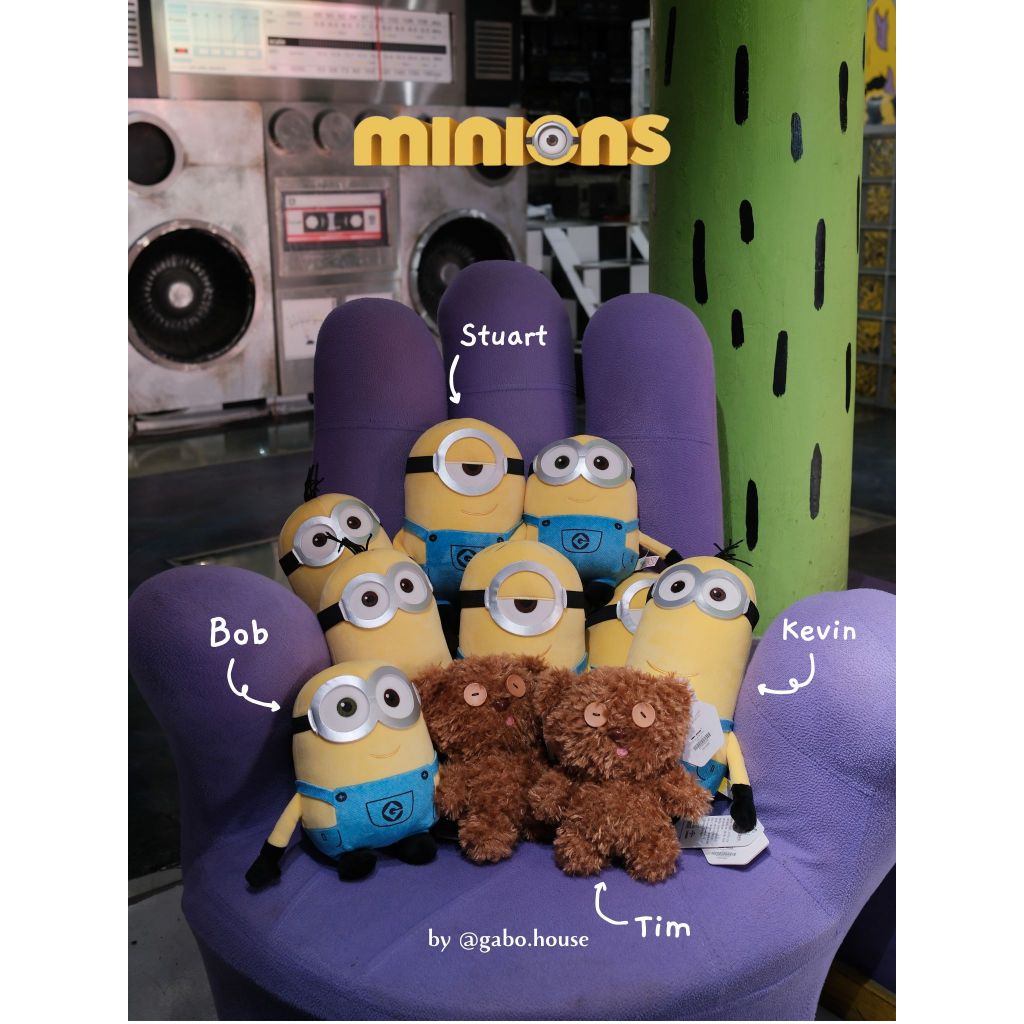 Gấu bông Minions các nhân vật (Phim Minions) chính hãng [HÀNG CÓ SẴN]