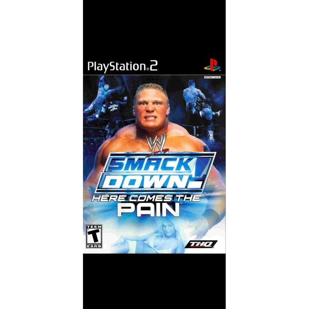 đĩa game p s 2 wwe here comes a pain