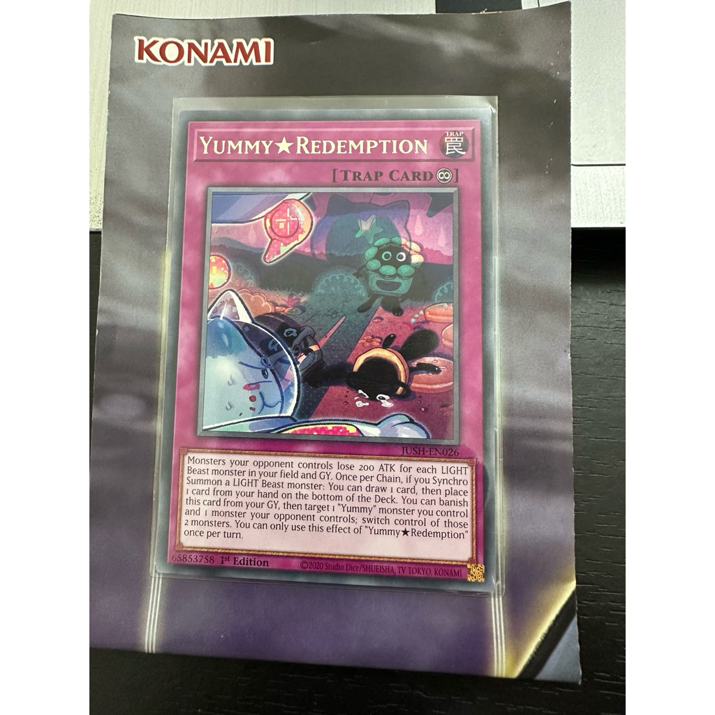 Thẻ bài Yugioh Yummy Redemption (Real Card)