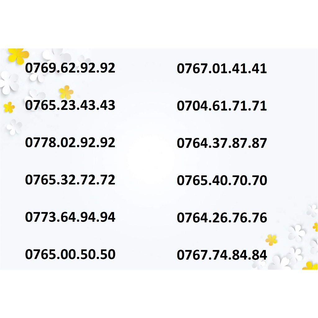 Sim phong thủy Mobifone số đẹp 4G  data khủng [SIM CHƯA KÍCH HOẠT, PHẢI ĐĂNG KÝ CHÍNH CHỦ]