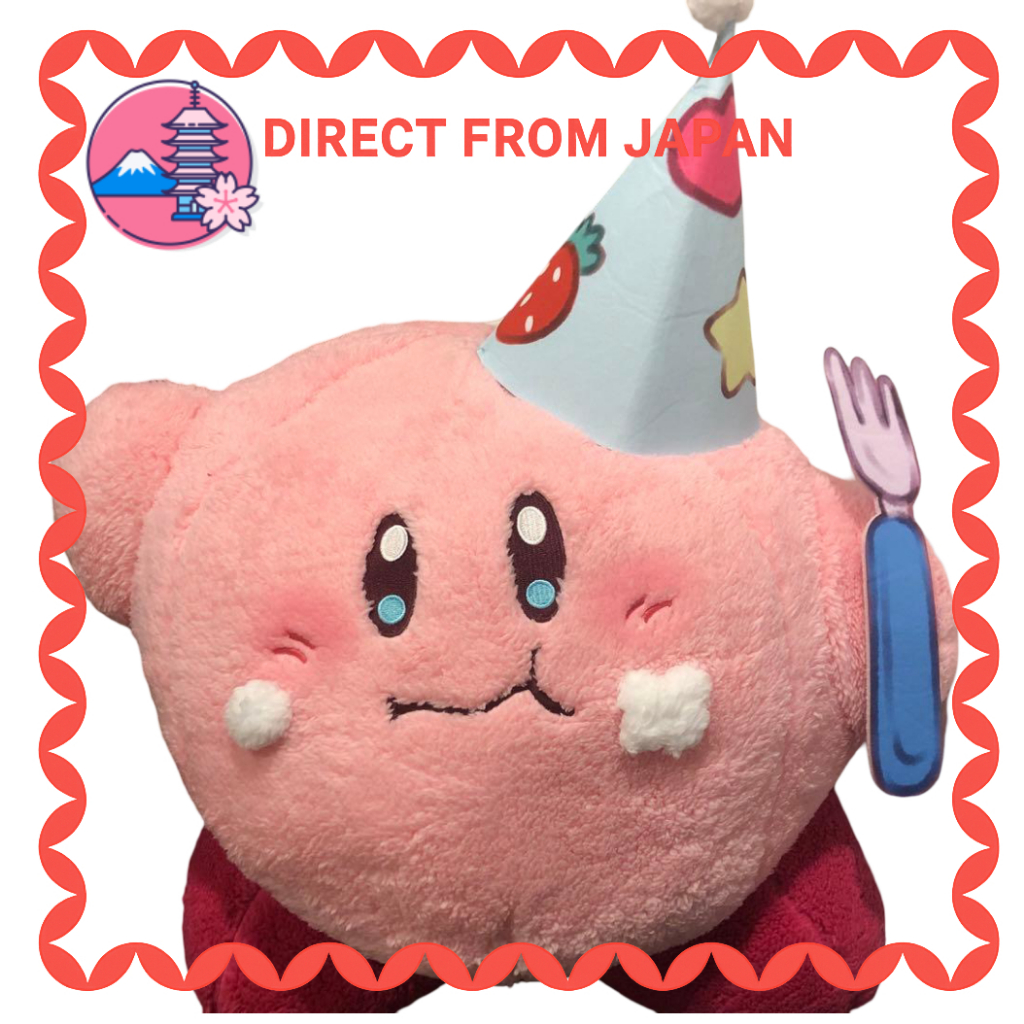 Kirby x Dr. Moricky Cake Party Super Big 16 inch Plush Furyu Japan (authentic)