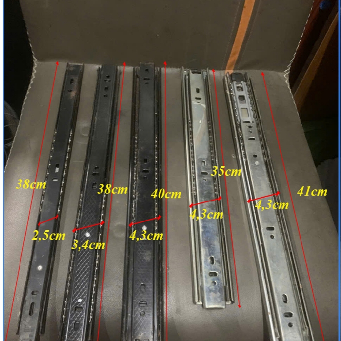 [Đồ Cũ] Ray Bi Trượt Ngăn Kéo Tủ Cao Cấp