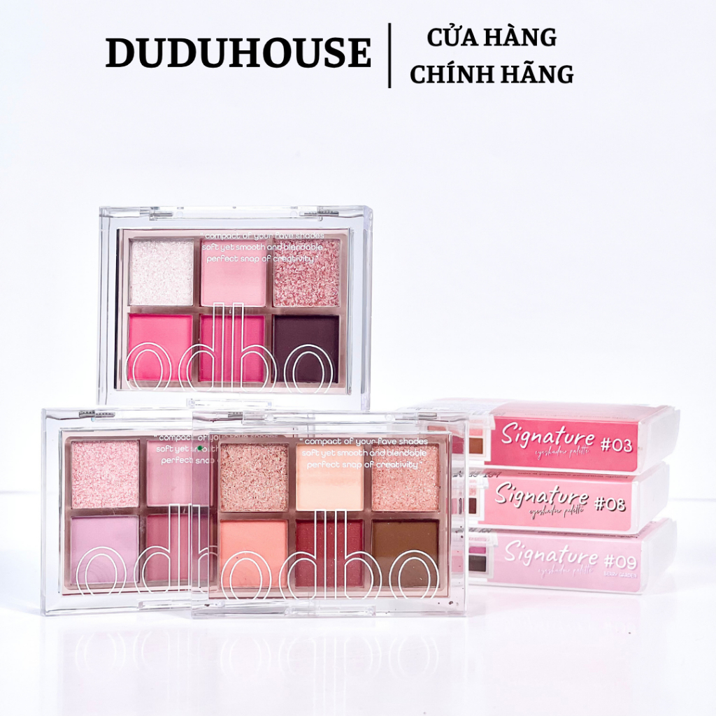 Bảng Phấn Mắt 6 Ô Odbo Signature Eyeshadow Palette