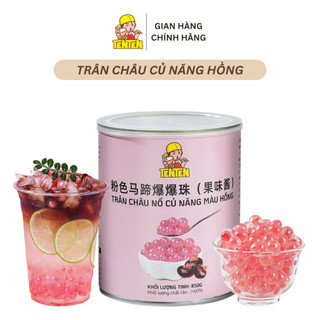 Hạt Nổ Củ Năng/ Thạch Nổ Củ Năng Màu Hồng (850g)
