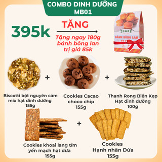 Combo Bánh Dinh Dưỡng cho Mẹ Bầu - ZCake - Không đường tinh luyện - Thơm ngon, giàu dinh dưỡng