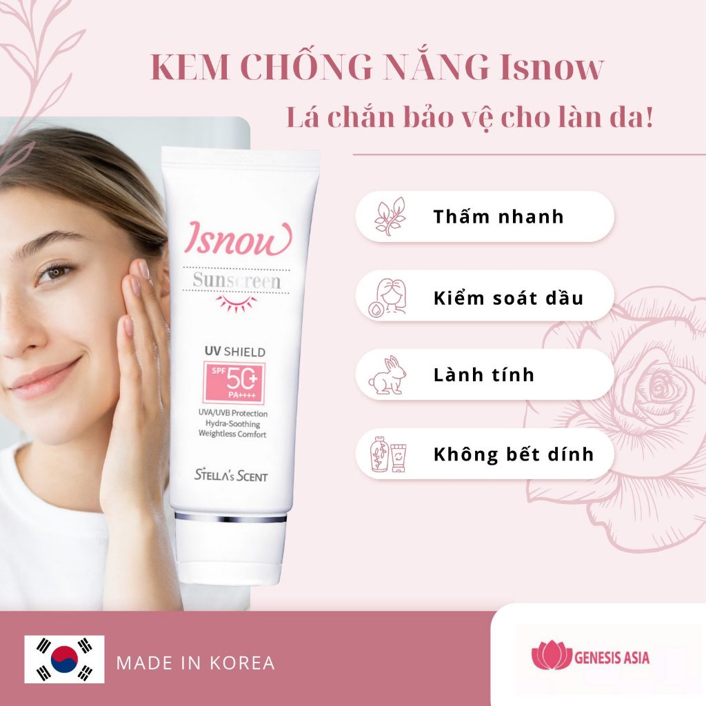 [Stella's Scent] Kem chống nắng Isnow Stella's Scent SPF50+/PA++++