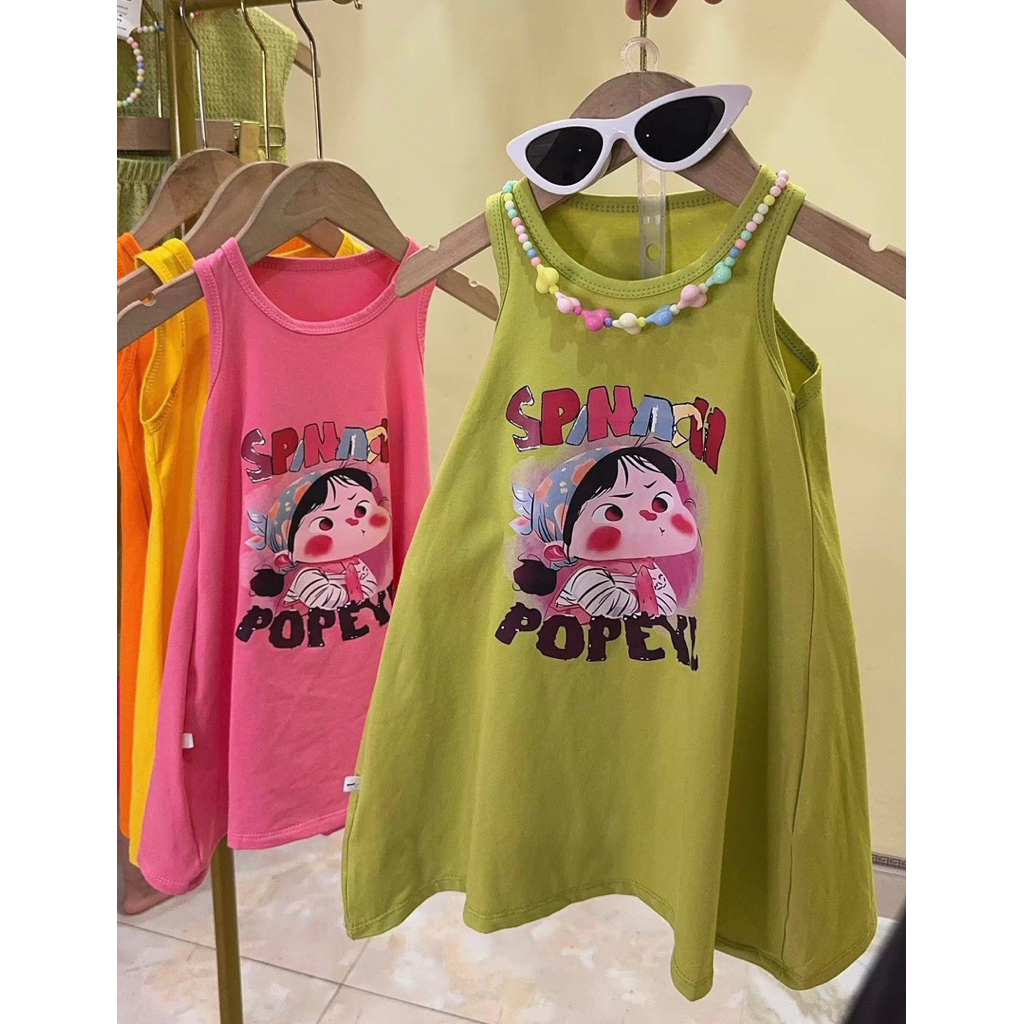 [LiA baby’s] L12 Váy cotton 3D cho bé gái xinh yêu (9-35kg)