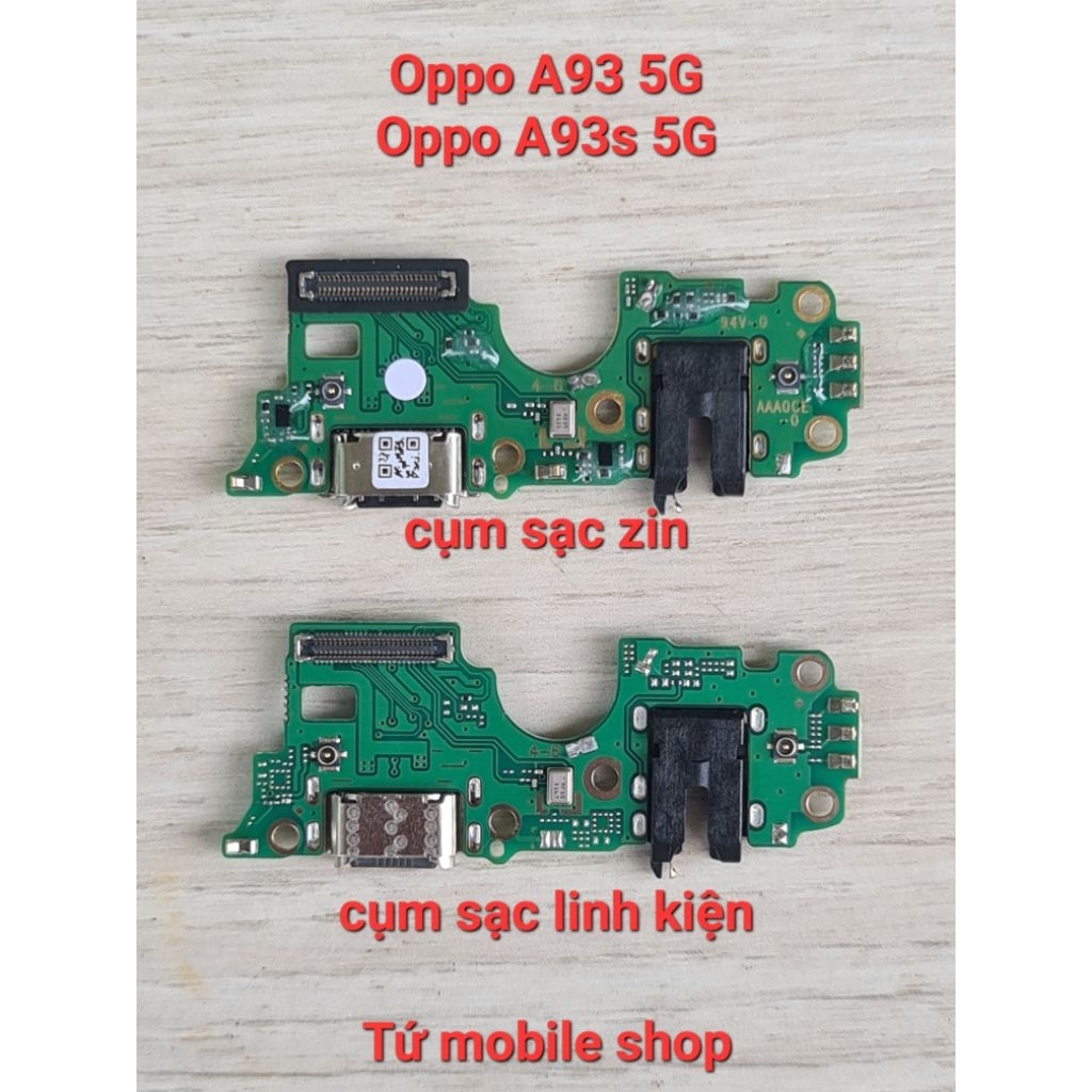 Cụm sạc Oppo A93 5G , Oppo A93s 5G (cụm sạc zin/cụm sạc linh kiện)