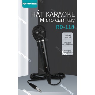 Micro Karaoke RAYHAYES RD-118 Micro Karaoke Dynamic Micro Có Dây