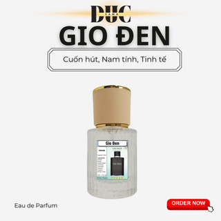 Nước hoa nam Giò Đen Profumo. mùi hương nhẹ nhàng phong cách 1 chàng trai hiền hòa