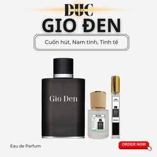 Nước hoa nam Giò Đen Profumo. mùi hương nhẹ nhàng phong cách 1 chàng trai hiền hòa