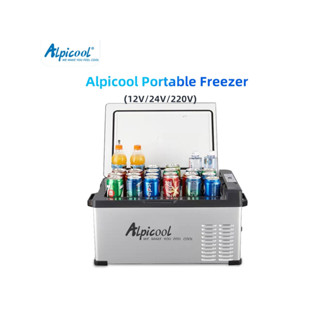  Tủ Lạnh Mini Alpicool -20°C 12V 24V 220VLàm Đá Tuyết Dùng Ô Tô Xe Máy  Gia Đình  Tiết Kiệm 40% Điện 