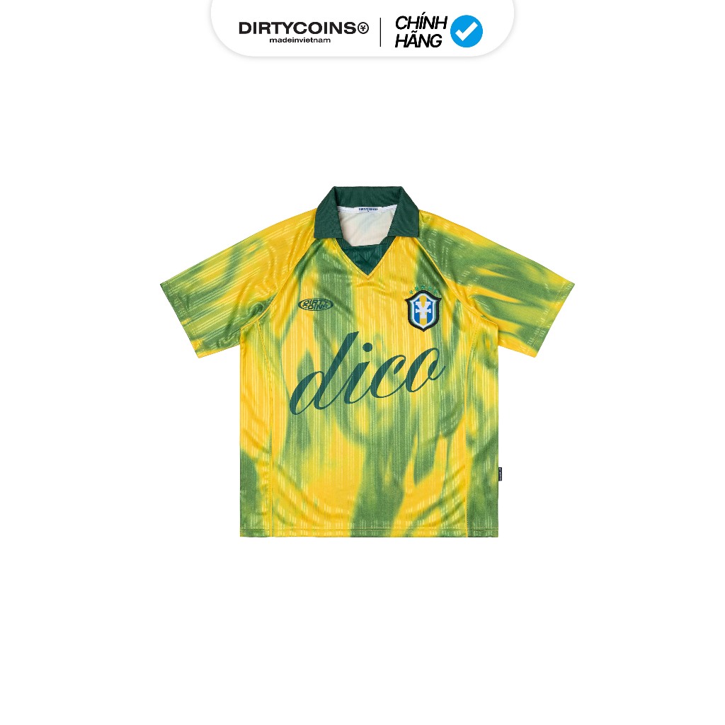 Áo Thun DirtyCoins Soccer Jersey Wild Fire Green