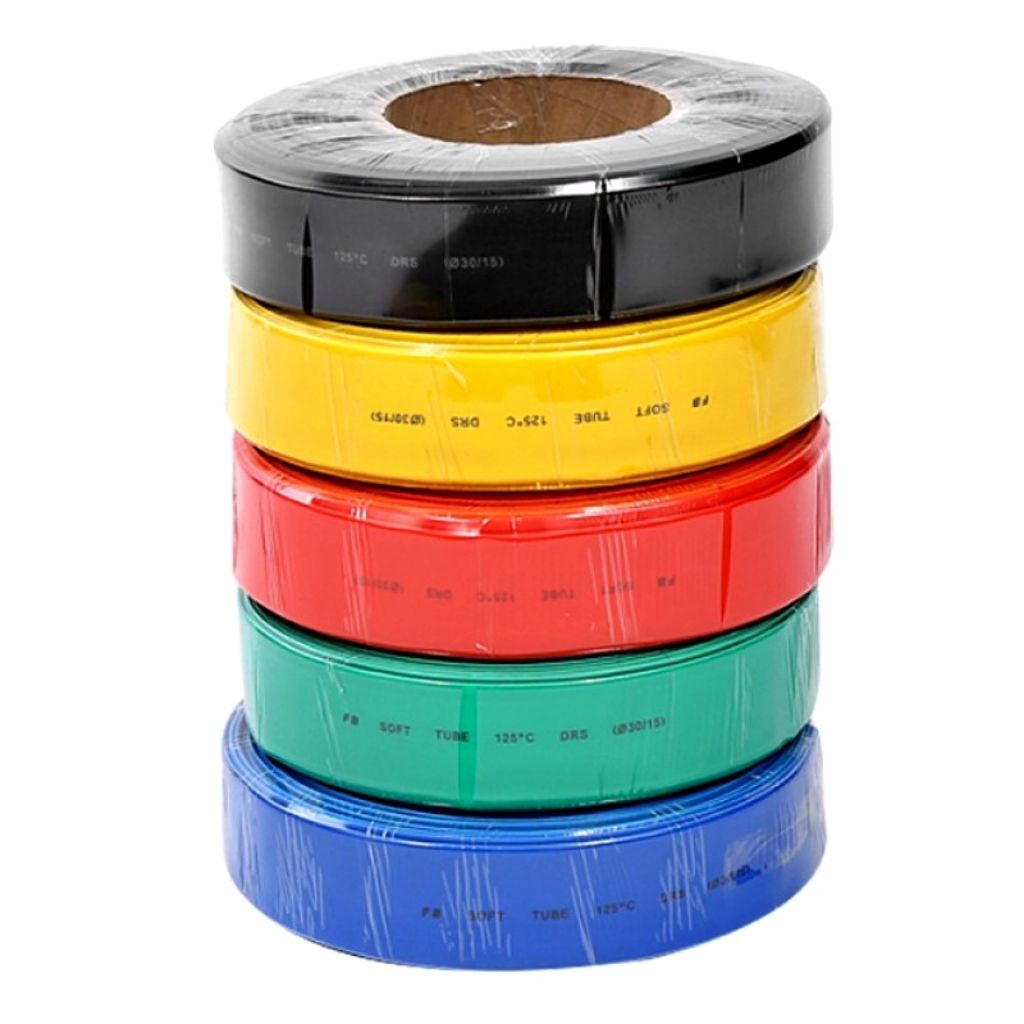 (1 mét) Gen co nhiệt phi 40mm đến phi 120mm/4 màu xanh,đỏ,vàng,đen