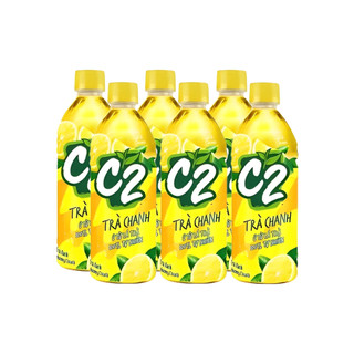 Trà xanh C2  Vị Chanh Thùng 24 Chai 455 Ml