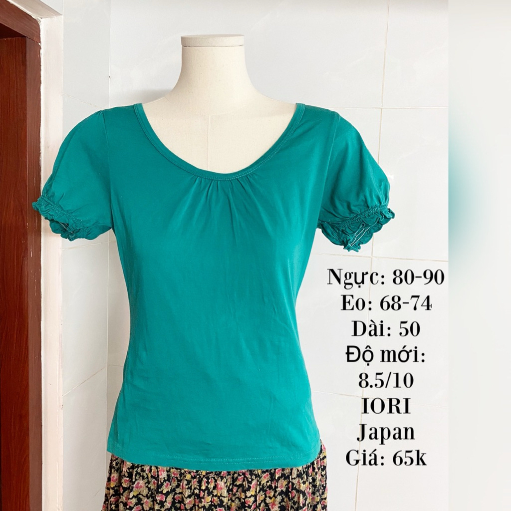 [2HAND] ÁO THUN ÔM TAY BO CHUN IORI JAPAN