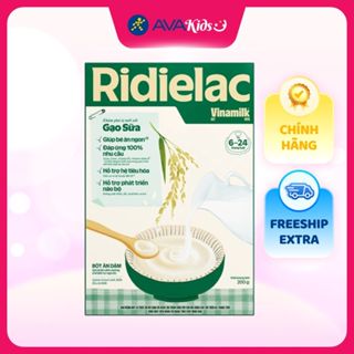  Bột ăn dặm Vinamilk Ridielac Gold gạo sữa hộp 200g  6 - 24 tháng  - Giao bao bì ngẫu nhiên 