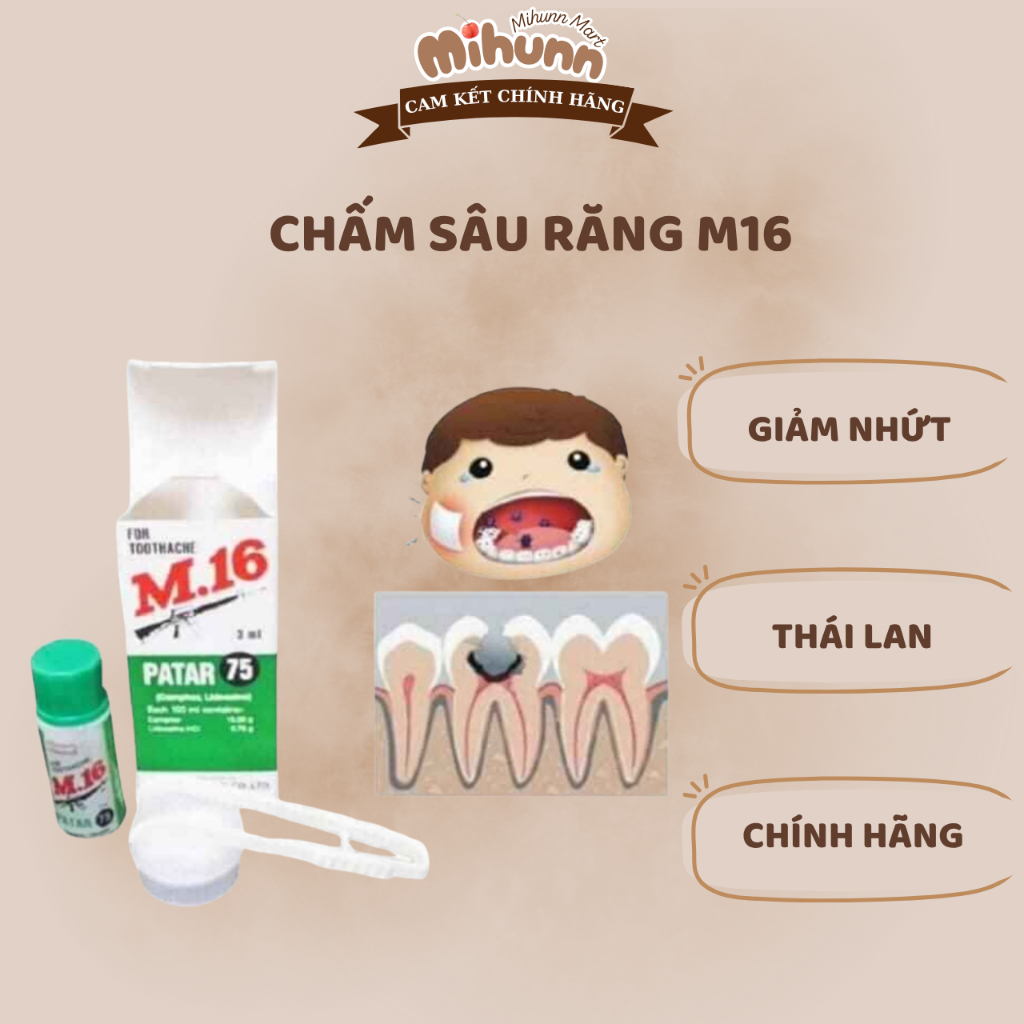 Chấm Sâu Răng, Đau Nhức Răng Patar 75 M16 Thái Lan - MIHUN MART