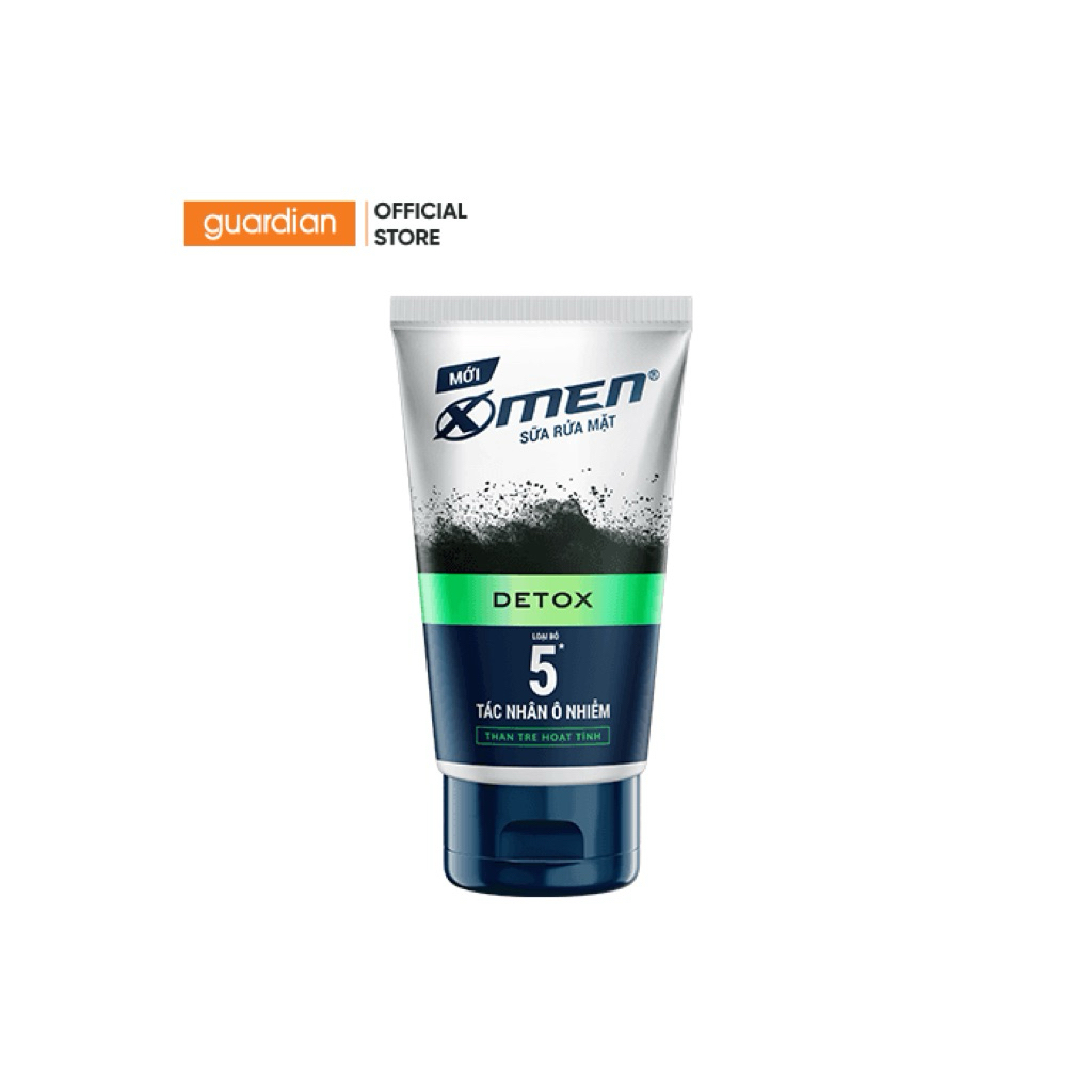 Sữa Rửa Mặt X-Men Loại Bỏ 5 Tác Nhân Ô Nhiễm Go Detox Ngừa Mụn Hỗ Trợ Sáng Da 100Gr