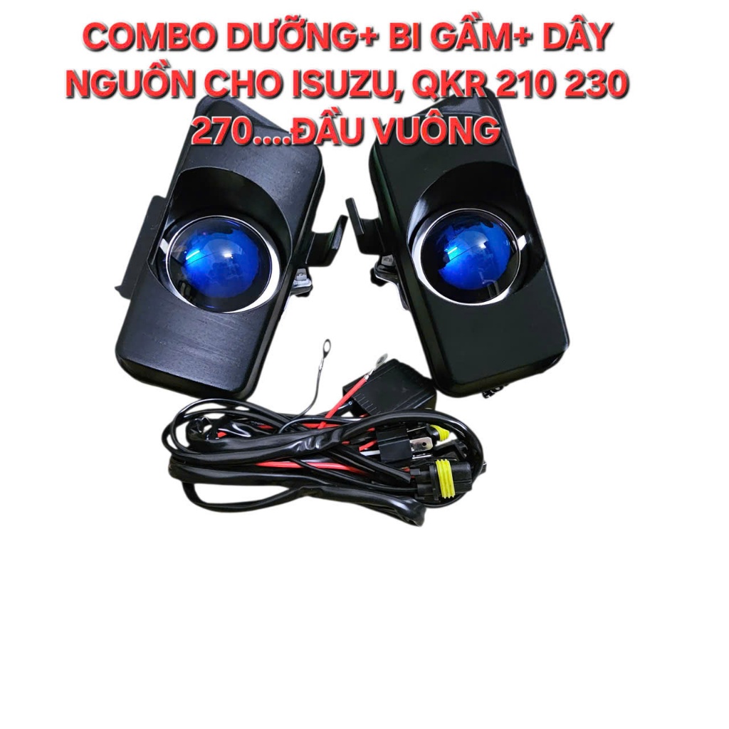 Đèn Bi Gầm LED Siêu Sáng P90 Pro Laser 140W CHO XE ISUZU QKR 210 270.. Tâm Pha Laser Kèm Pha Màn Chậ