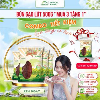  Bún Gạo Lứt Oligaba  MUA 3 TẶNG 1  Eatclean Thực Dưỡng Ăn Kiêng Giảm Cân Tiểu Đường 