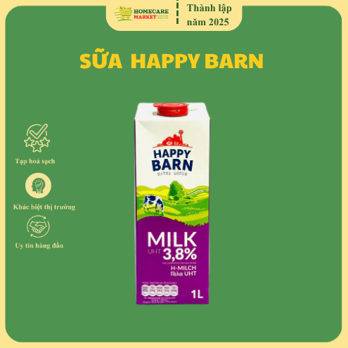 SỮA TƯƠI NGUYÊN KEM HAPPY BARN