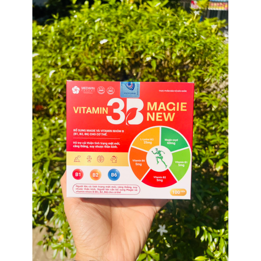 [Chất lượng] Viên uống vitamin tổng hợp 3B- Hỗ trợ bổ sung vitamin nhóm bê và tê bì tay chân đau mỏi