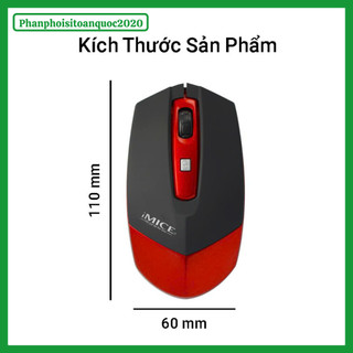 Chuột Không Dây iMICE E-2350 2.4GHz – Kết Nối USB Bluetooth, Tương Thích Laptop, PC, Điện Thoại,...