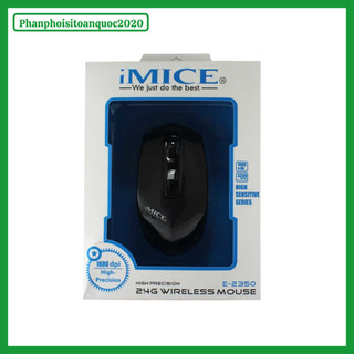 Chuột Không Dây iMICE E-2350 2.4GHz – Kết Nối USB Bluetooth, Tương Thích Laptop, PC, Điện Thoại,...