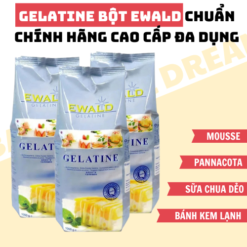 300g Bột Gelatin Ewald Cao Cấp -  Dạng Bột Mịn, Không Mùi - Nguyên Liệu Làm Bánh Từ DoBaker