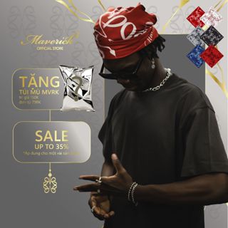  Khăn Bandana MVRK "Year of Snake 2025" Unisex Size 70cm x 70cm 