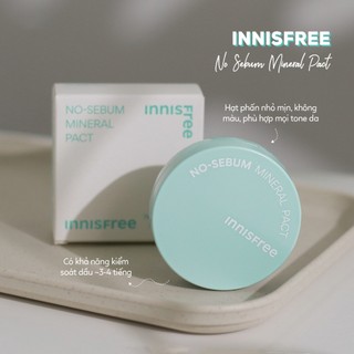 Phấn nén innisfree No-sebum Mineral Pact