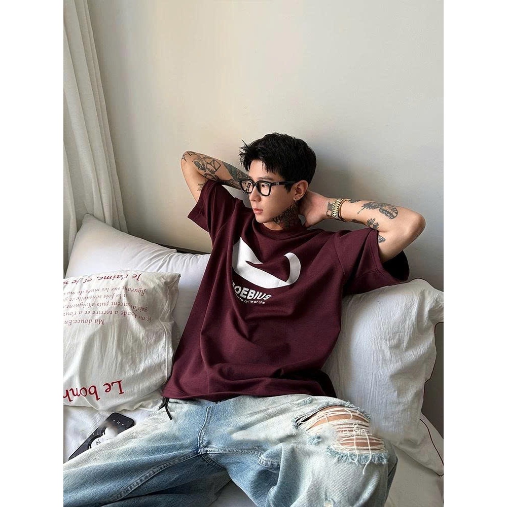 Áo thun Stee Cổ tròn MOEBIUS Localbrand ICVCVNI Unisex Cotton