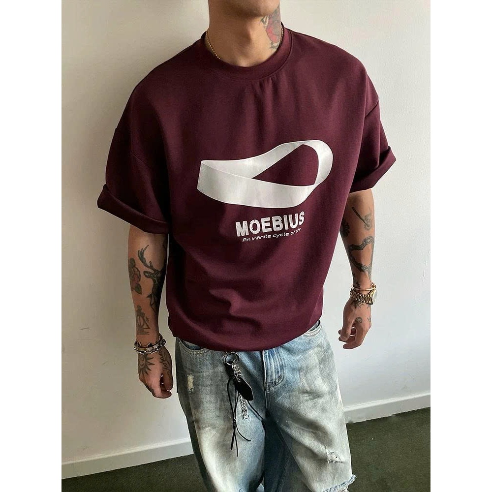 Áo thun Stee Cổ tròn MOEBIUS Localbrand IBENCLOTHINGI Unisex Cotton