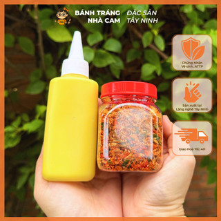 Combo Muối Tép, Bơ Béo Ăn Kèm Bánh Tráng Đặc Sản Tây Ninh Ăn Vặt – Bánh Tráng Nhà Cam