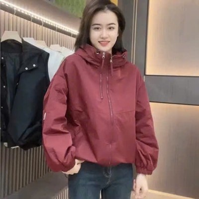 Áo Khoác Dù Nữ Form Rộng Có Mũ FASHIO NAD Unisex Áo Khoác Gió Chống Nắng Chống Gió Dáng Croptop Ulzzang