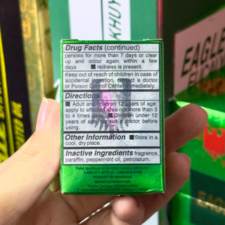 Dầu cù là Eagle Balm 20g nội địa Mỹ