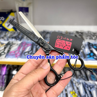 ✅Kai Kéo Tỉa Tóc 5.5 In Quai Phẳng Lệch Thép Nhật S440C Độ Cứng Trên 62HRC Chất Lượng Cao Kéo Cắt Tóc Cao Cấp